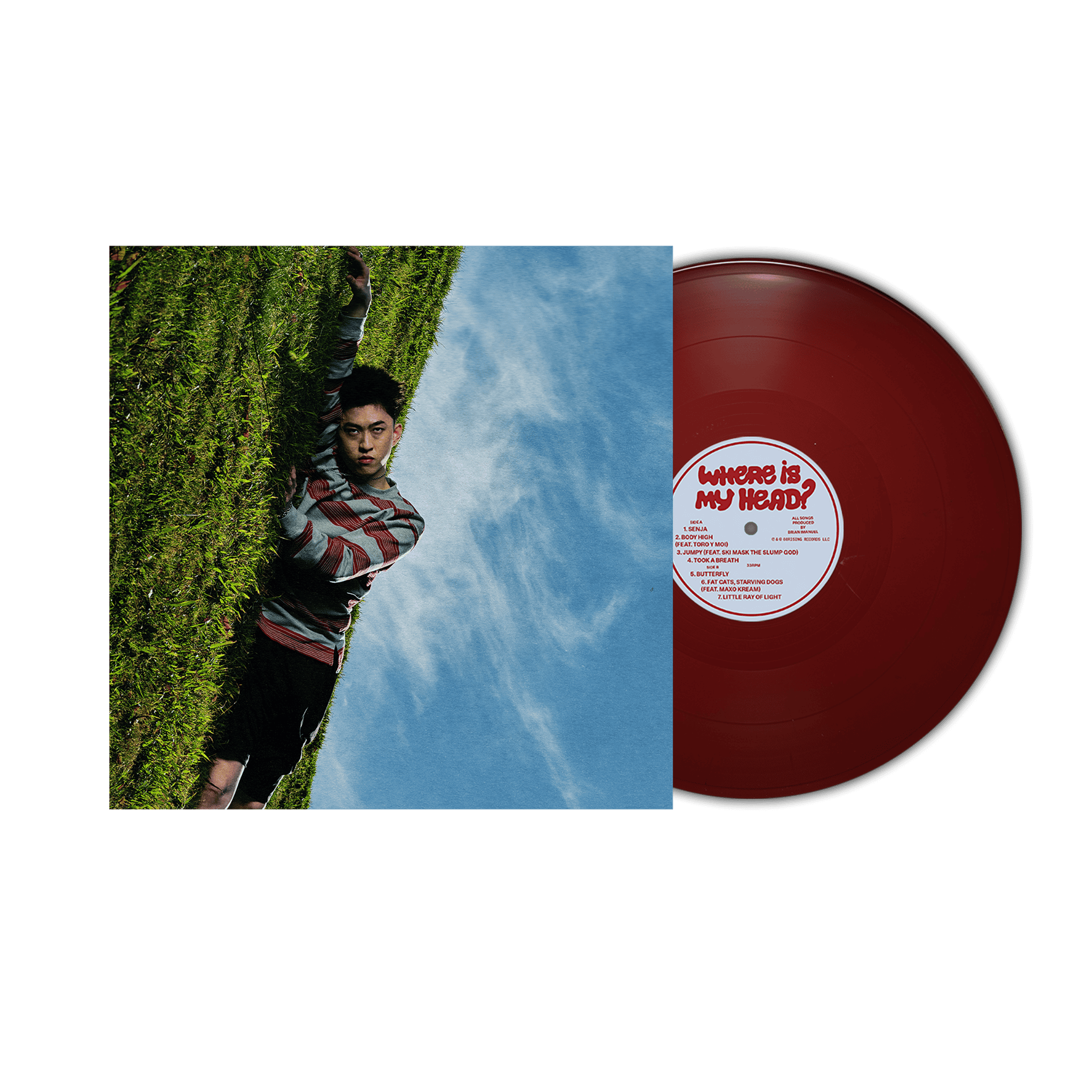 WHERE IS MY HEAD? 12" 2LP Vinyl - Opaque Maroon